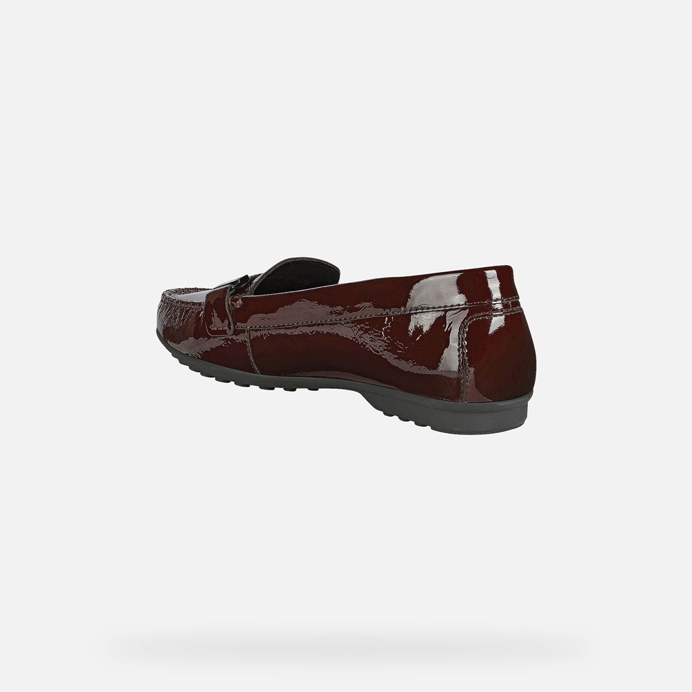 Geox Loafers Burgundy Elidia - Geox Womens Shoes - AKFPML846